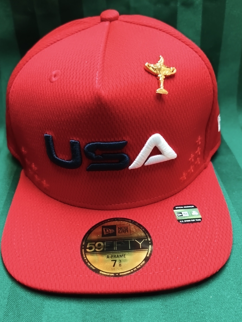 New Era Men’s 2025 Ryder Cup Team USA Red 59FIFTY Fitted Cap | Size 7 3/8